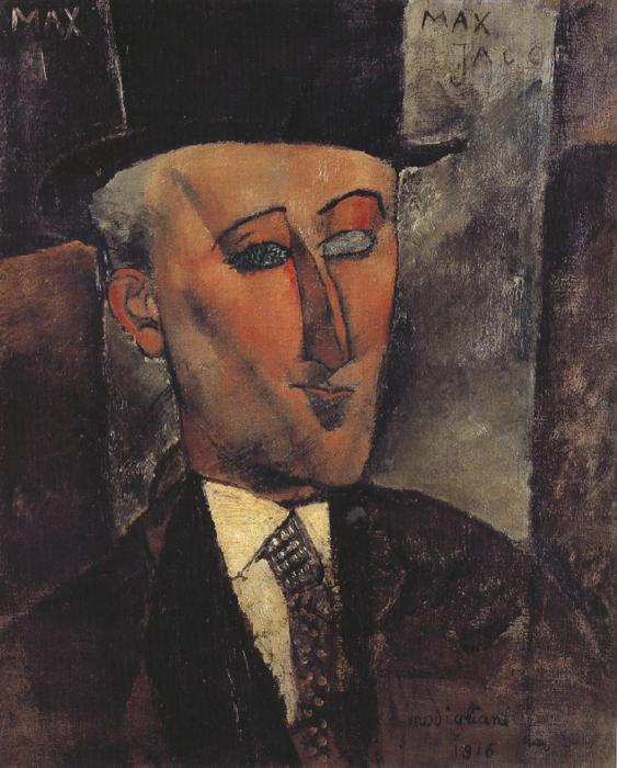 Amedeo Modigliani Portrait of Max Jacob (mk39) oil painting picture